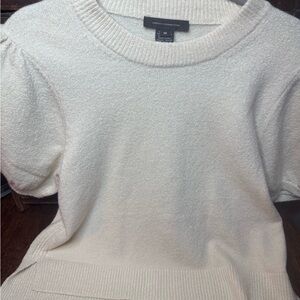 French Connection Cream Knit Top